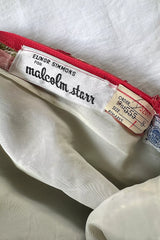 1960s Malcom Starr Embroidered Maxi Dress Selected by Grievous Angel Vintage