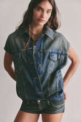 We The Free Goldie Denim Vest
