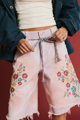 We The Free Sweet Destiny Embroidered Shorts