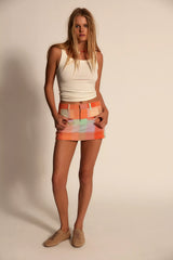 We The Free Mille-Fleurs Madras Mini Skirt