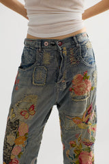 Magnolia Pearl Toby Embroidered Jeans
