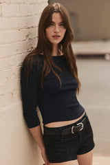 We The Free Ana Denim Micro Shorts