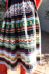 Vintage Rare 1950s Patchwork Full Skirt by Lauren Owen of Texas