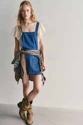 We The Free Beau Apron Denim Skirtall