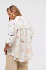 We The Free Seaside Printed Top