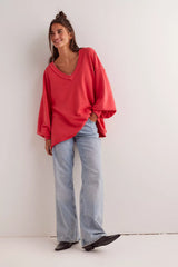 We The Free Venice V-Neck Sweatshirt