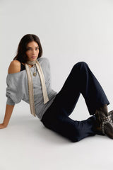 We The Free Europa Off-The-Shoulder Long Sleeve Top