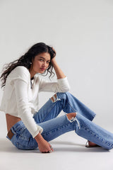 We The Free Elowen Cropped Flare Jeans