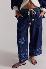 We The Free Easy Peasy Printed Pull-On Jeans