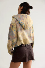 We The Free Flora Quilted Bomber Jacket