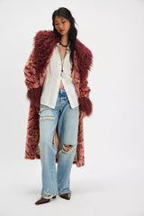 Unreal Fur Cuvée Rose Coat