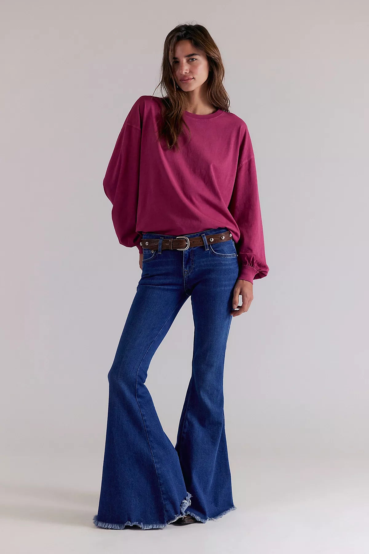 We The Free Perfect Oversized Long Sleeve Top