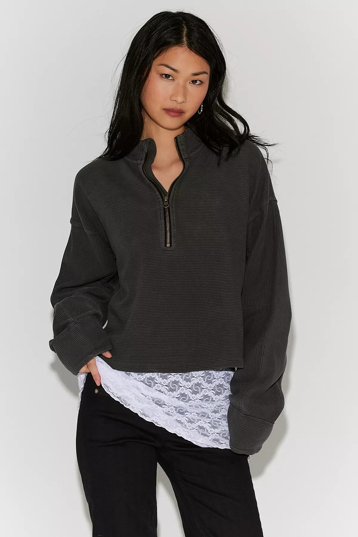 We The Free Celeste Quarter Zip