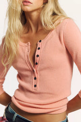 We The Free Hudson Solid Cashmere Henley