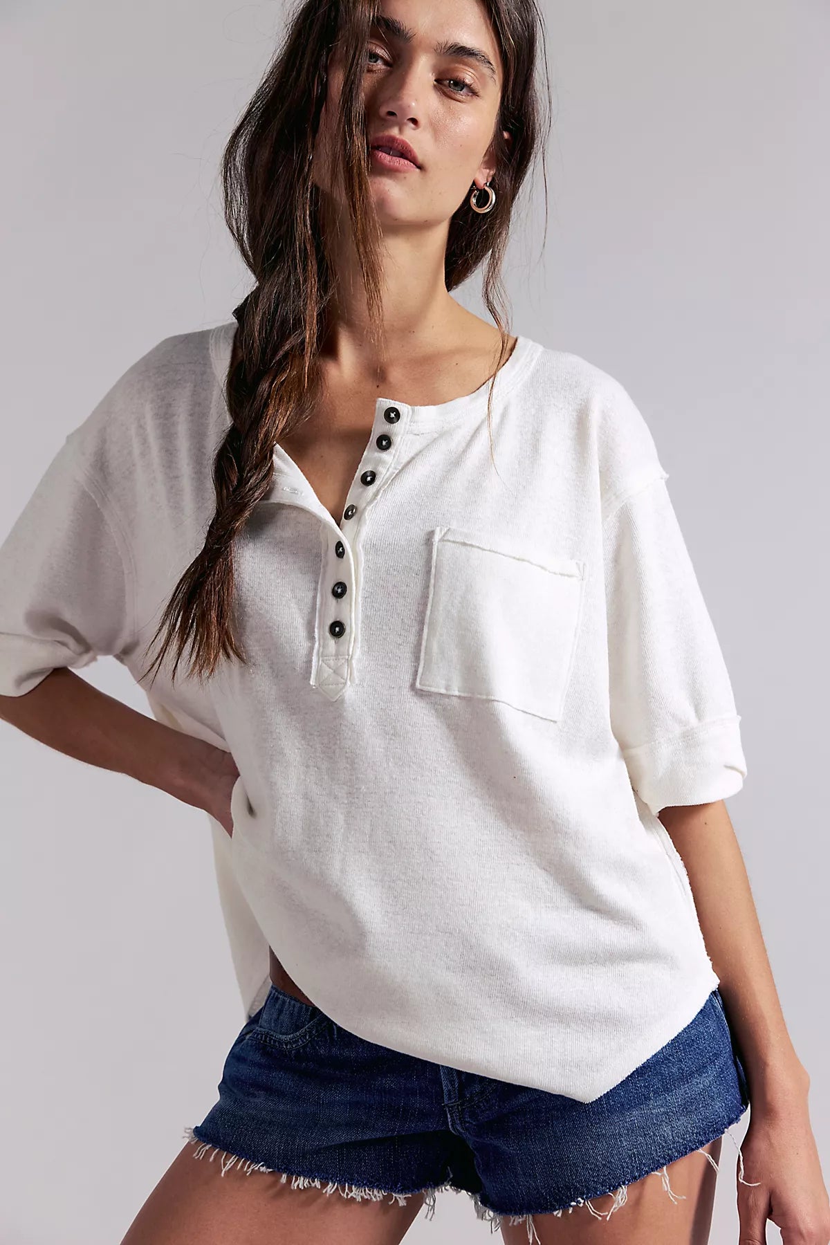 We The Free Aspen Henley Tee