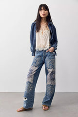 We The Free Reverie Patchwork Jeans