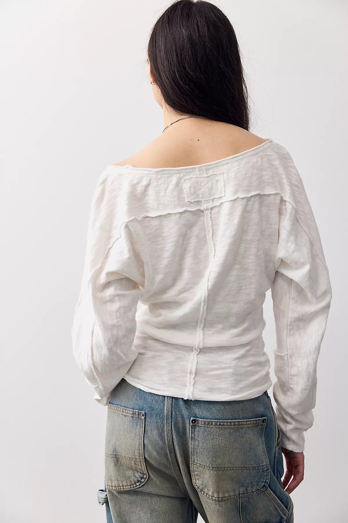 We The Free Europa Off-The-Shoulder Long Sleeve Top