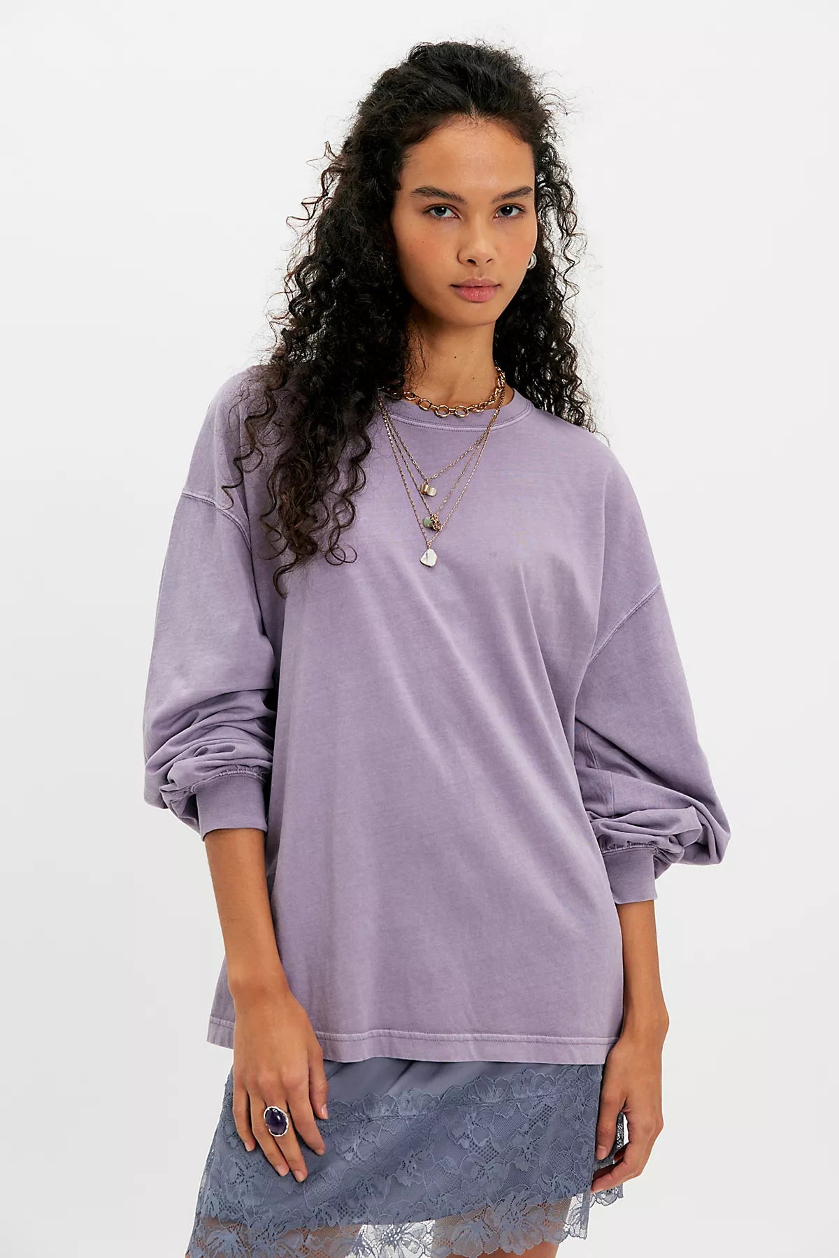 We The Free Perfect Oversized Long Sleeve Top
