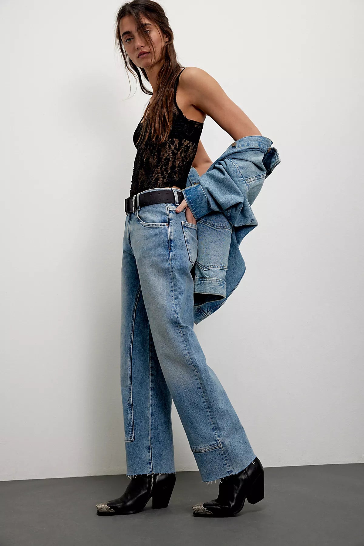 We The Free Risk Taker Mid-Rise Jeans