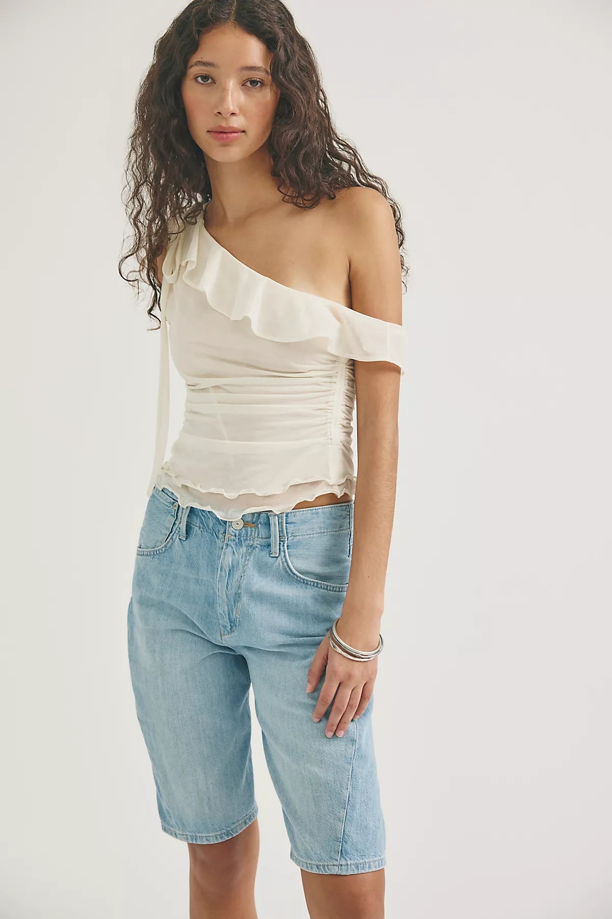 We The Free Beck Low-Rise Twisted Shorts