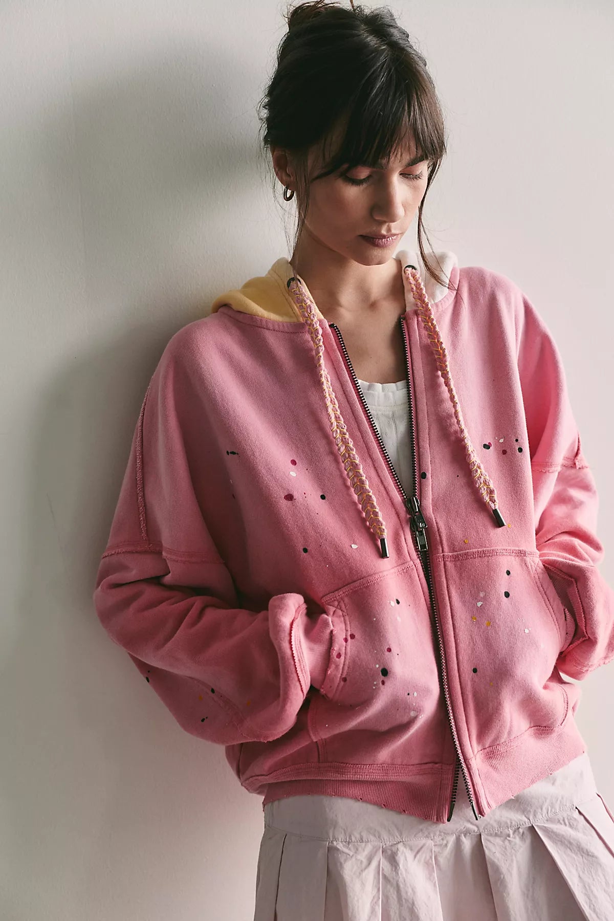 We The Free Fun Pieced Zip-Up