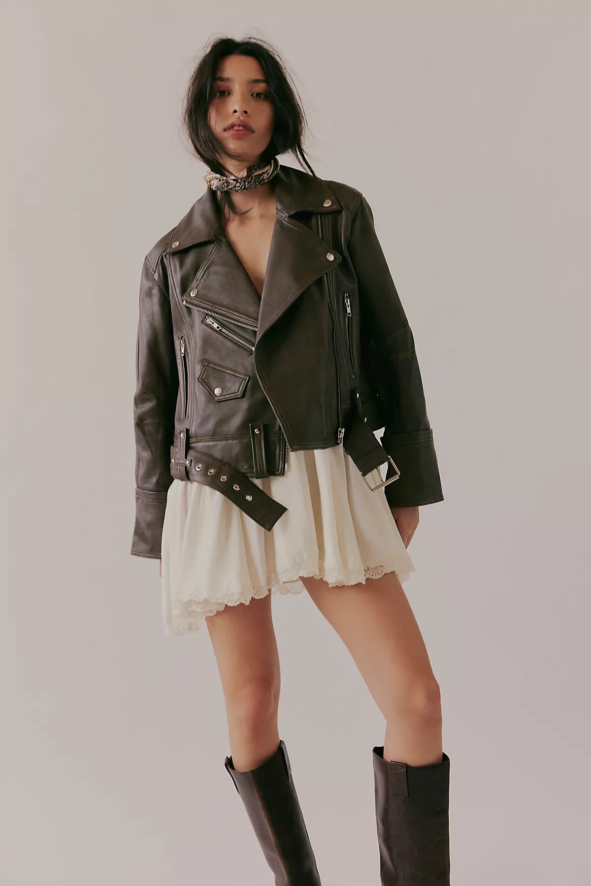 We The Free Mina Leather Jacket