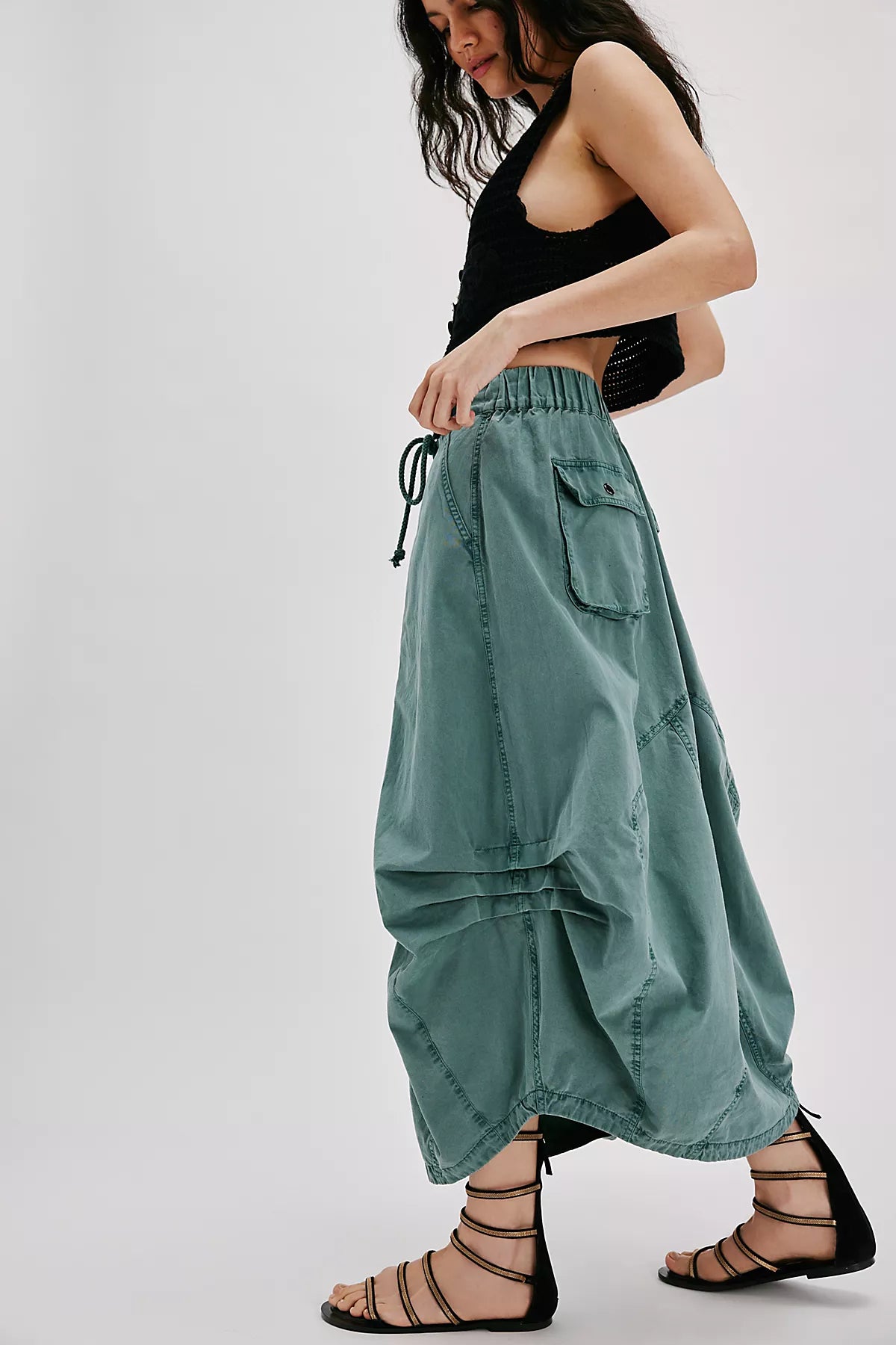 Willow Poplin Maxi Skirt