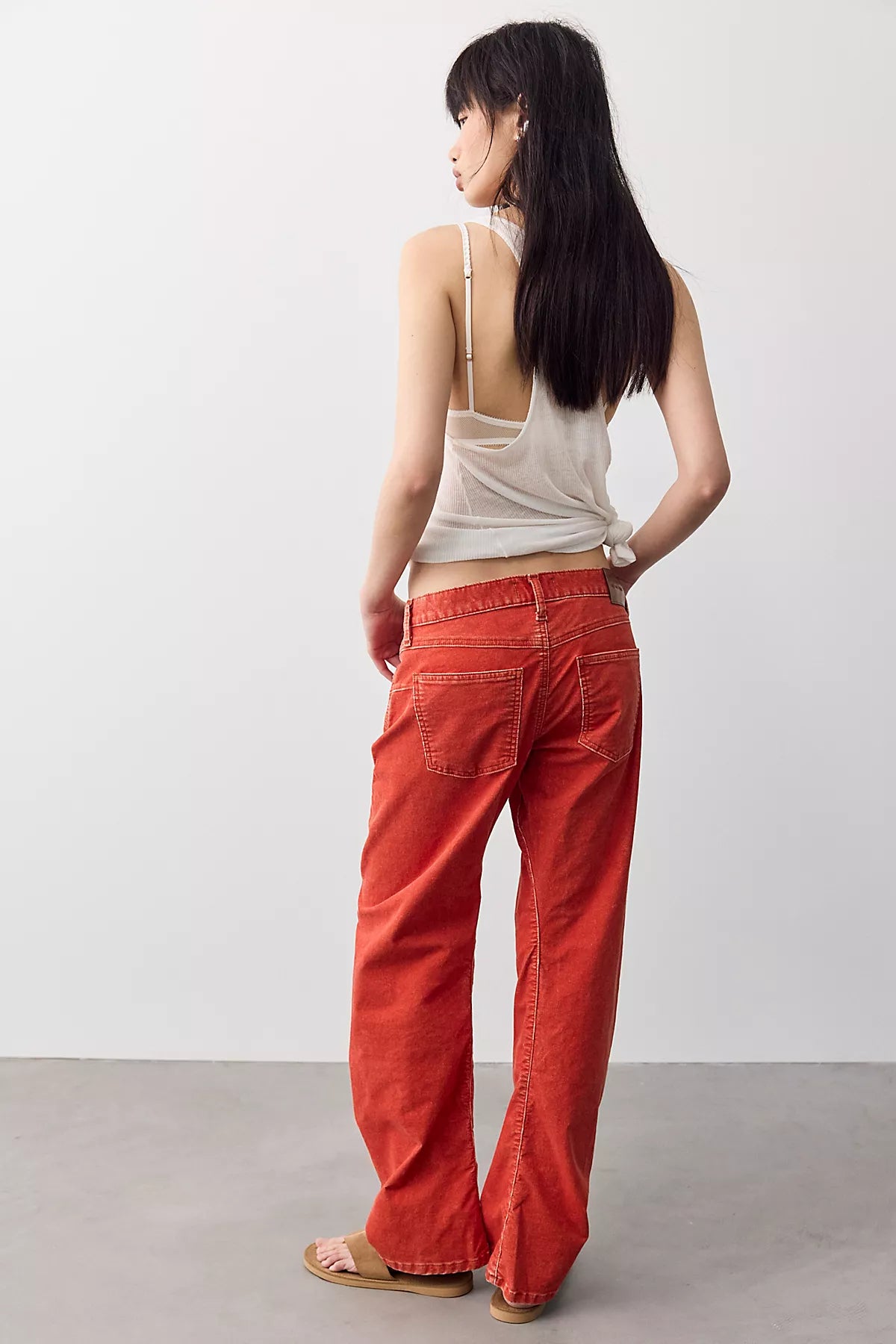 We The Free Fable Washed Cord Twisted Jeans