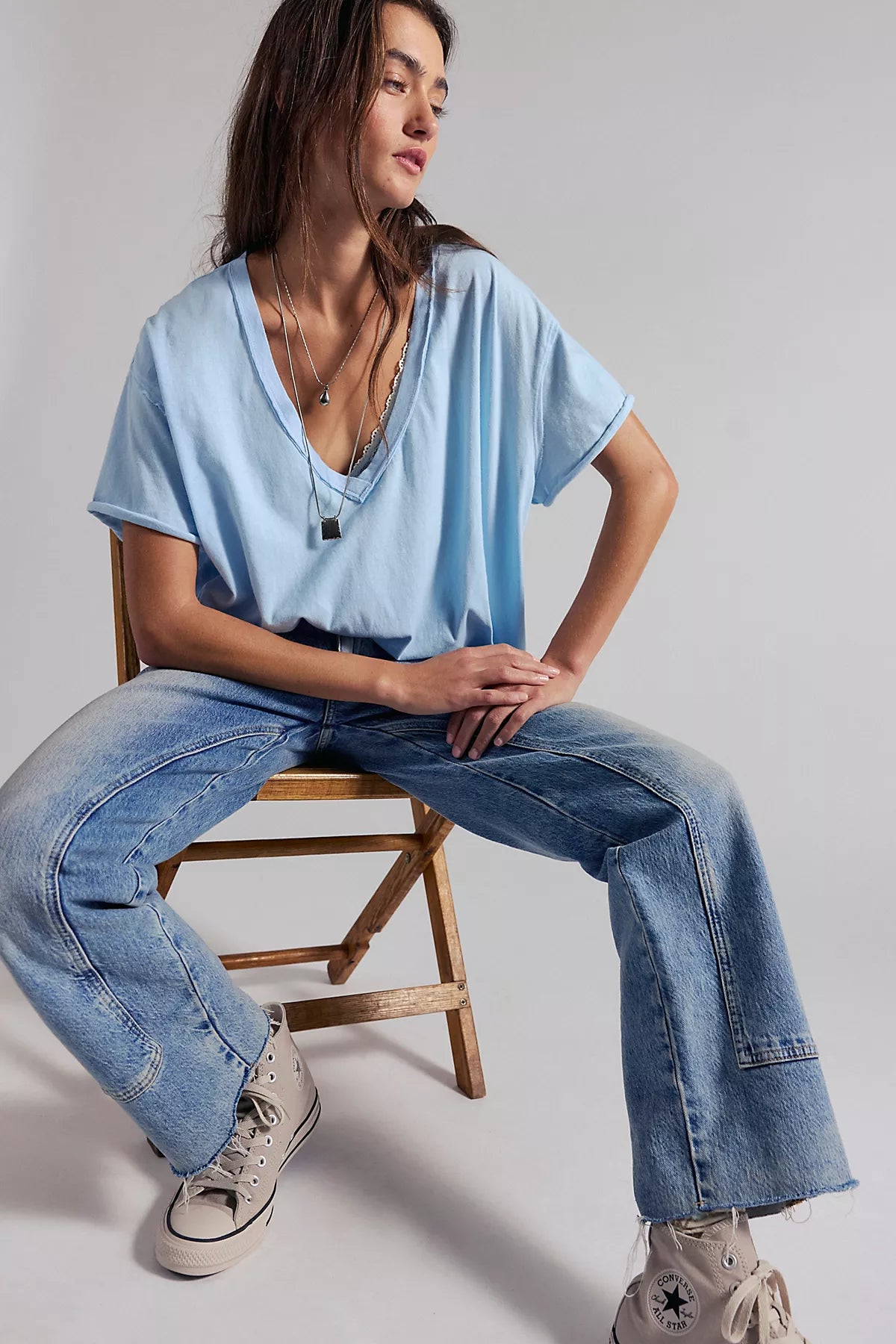 We The Free Nina V-Neck Tee