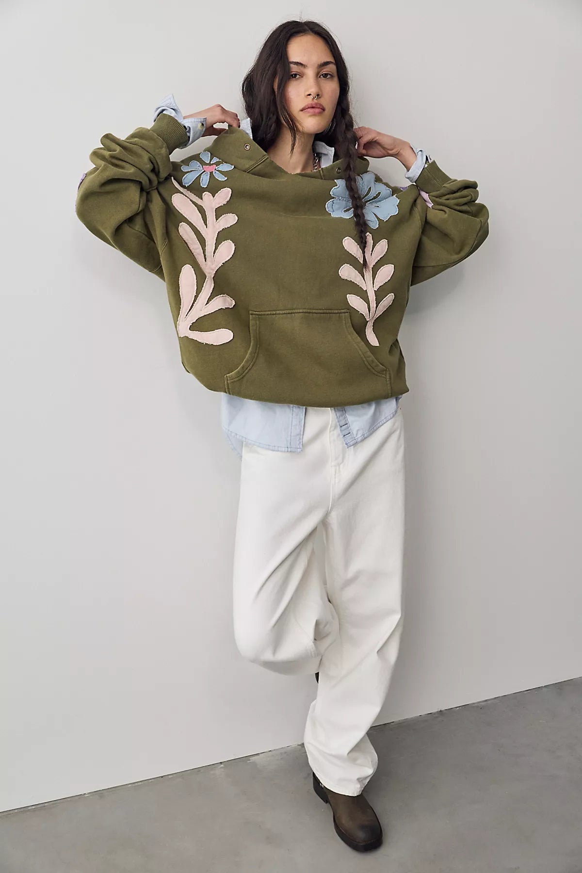 We The Free It's A Vibe Flowers Hoodie