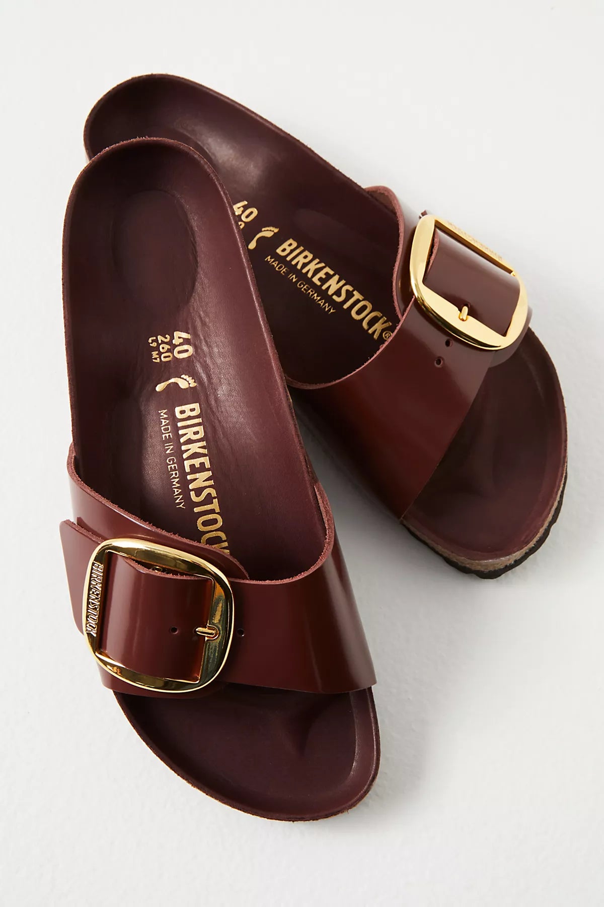 Birkenstock Madrid Big Buckle High Shine Sandals