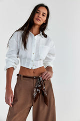 We The Free Remi Reworked Button Down Top