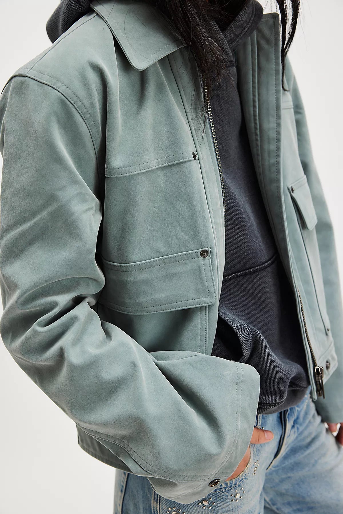 We The Free Blair Vegan Suede Jacket