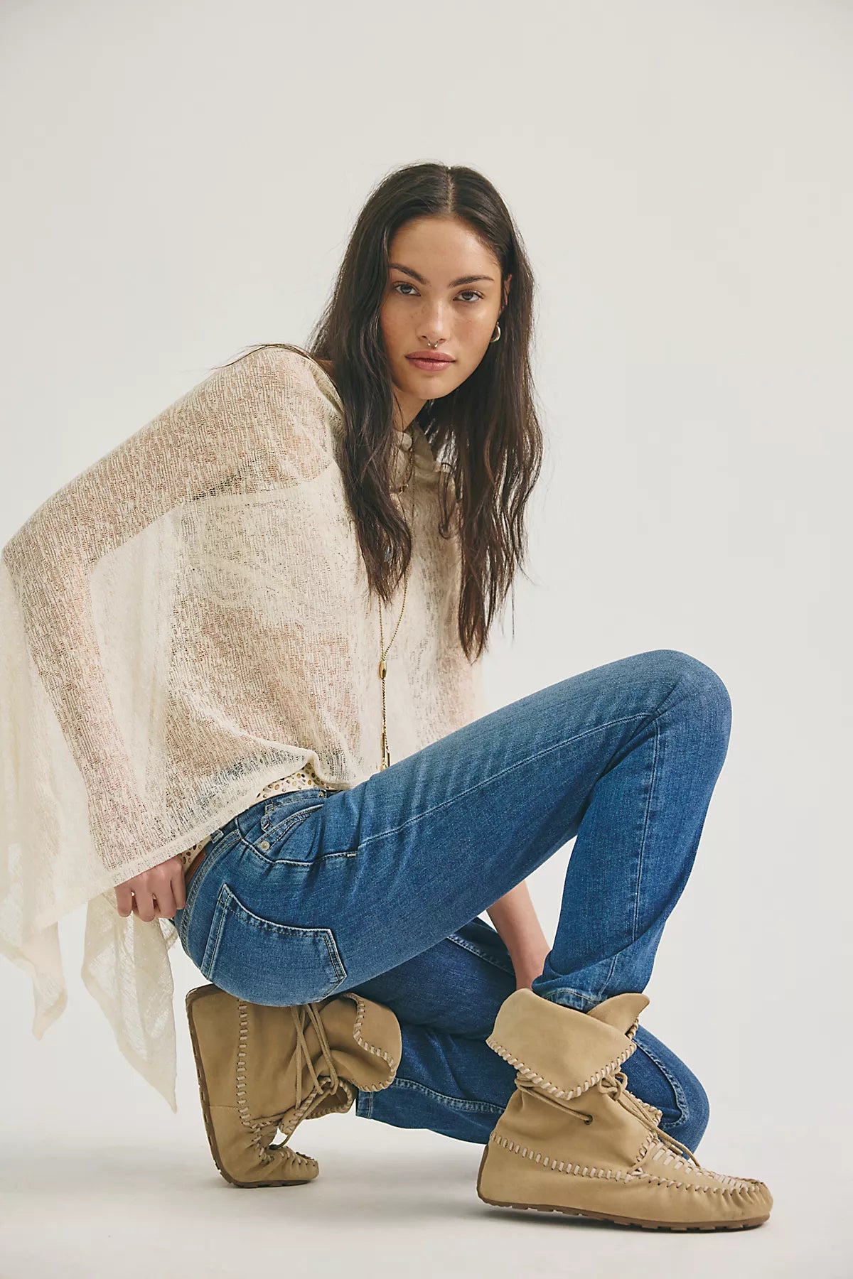 We The Free Oracle Low-Rise Slim Straight Jeans