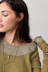 We The Free Two's A Charm Stripe Long Sleeve Top