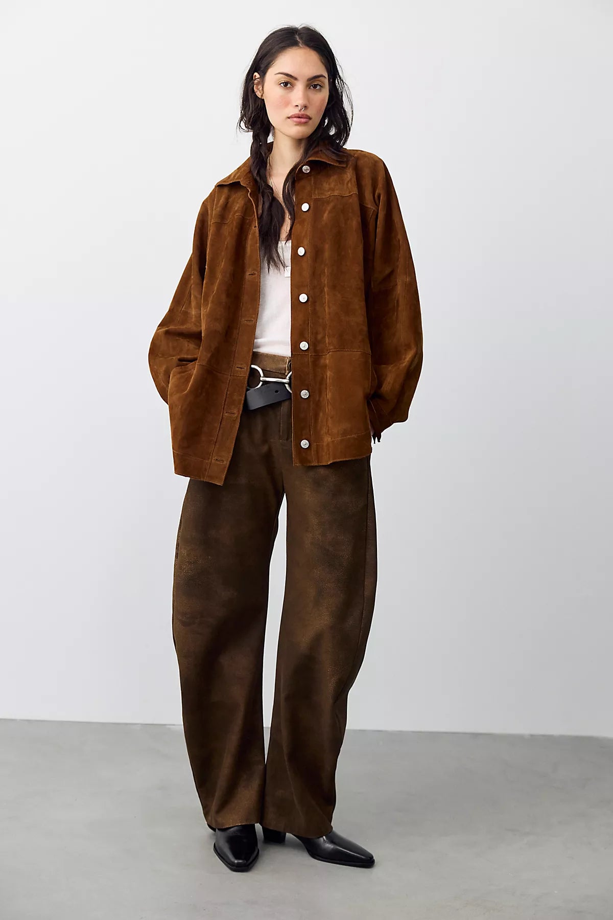 We The Free Starry Eyes Suede Jacket