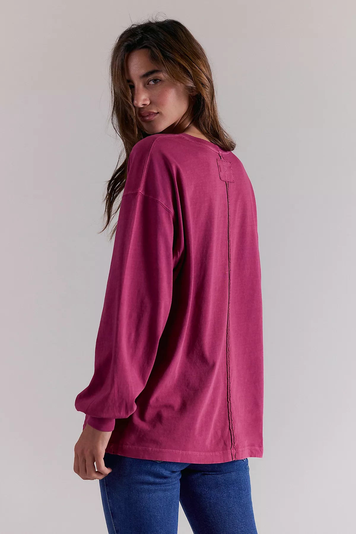 We The Free Perfect Oversized Long Sleeve Top