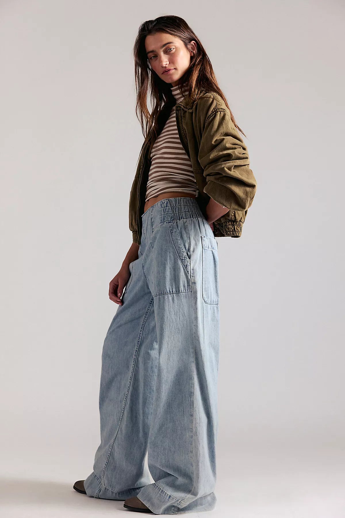We The Free Breezy Denim Pull-On Jeans