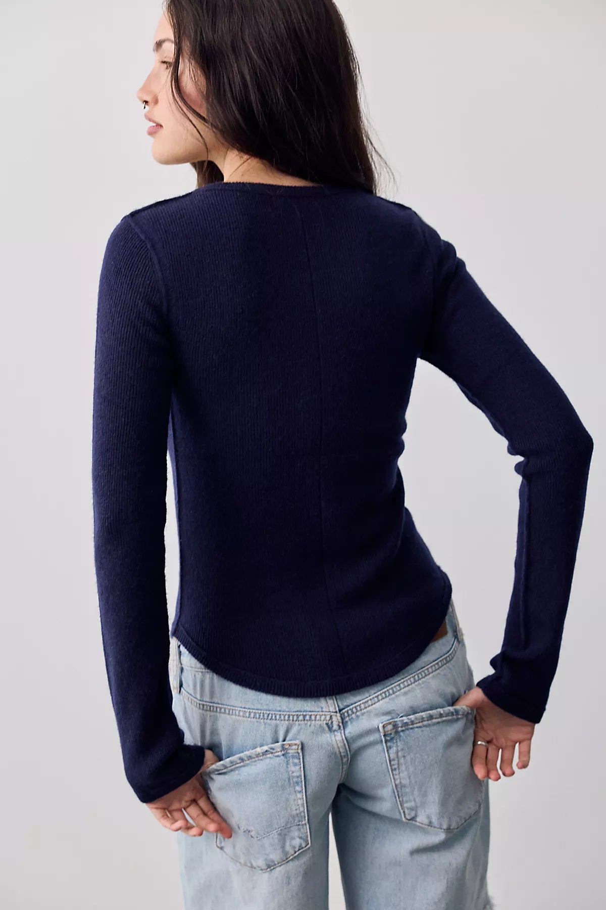 We The Free Hudson Solid Cashmere Henley