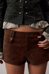 We The Free Vagabond Vegan Suede Shorts