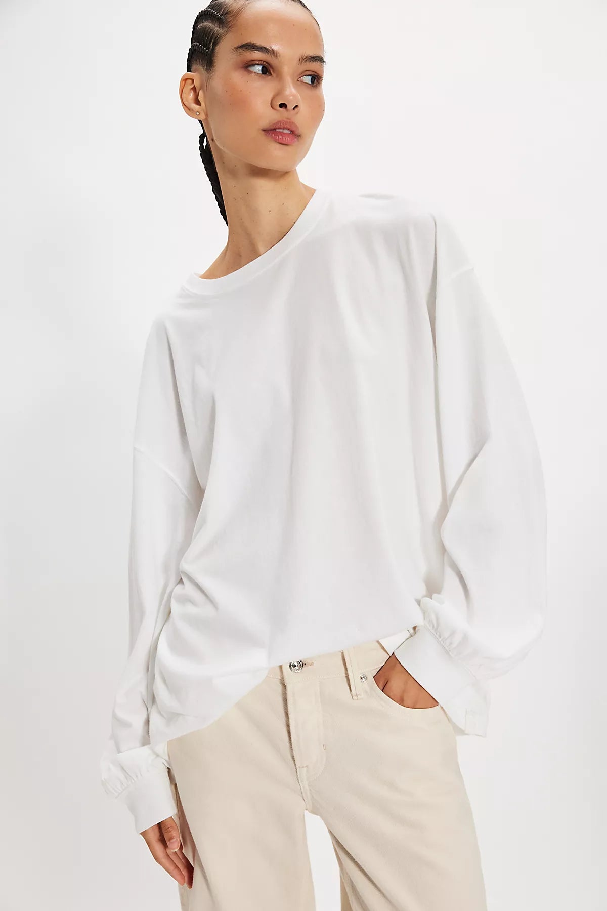 We The Free Perfect Oversized Long Sleeve Top