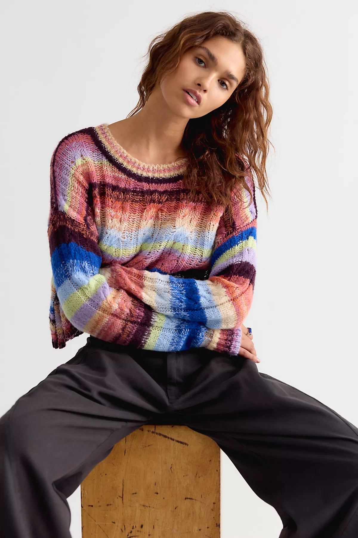 Winona Airspun Cable Knit Pullover