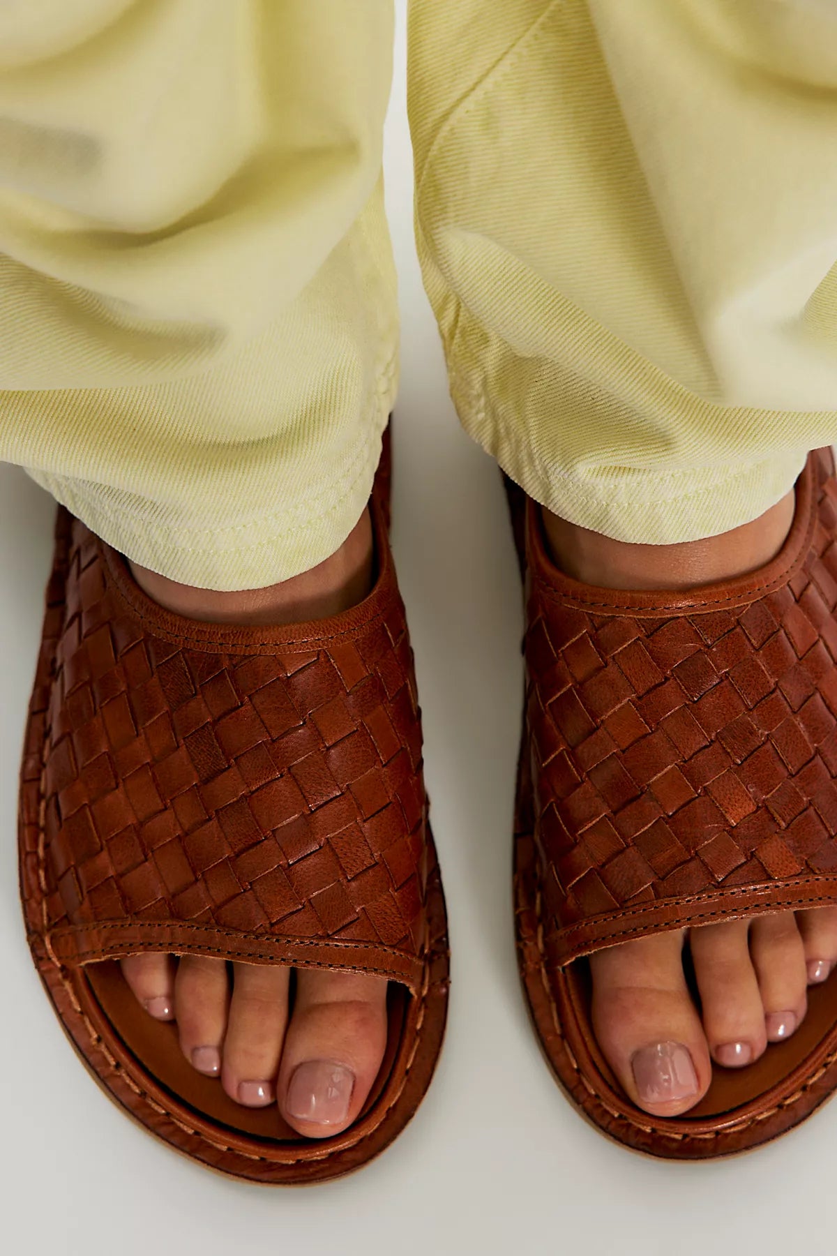 VIBAe Saint Tropez Woven Slide Sandals