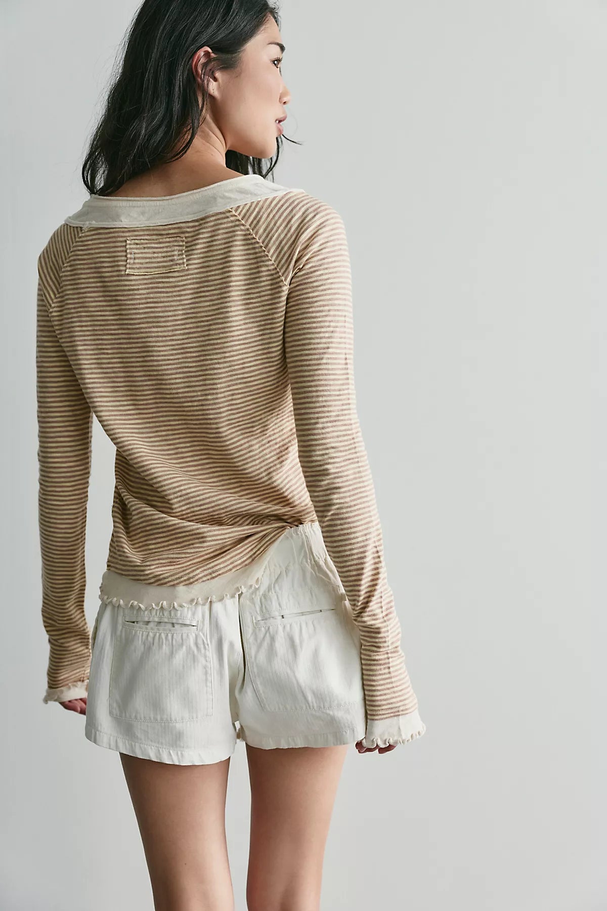 We The Free Two's A Charm Stripe Long Sleeve Top
