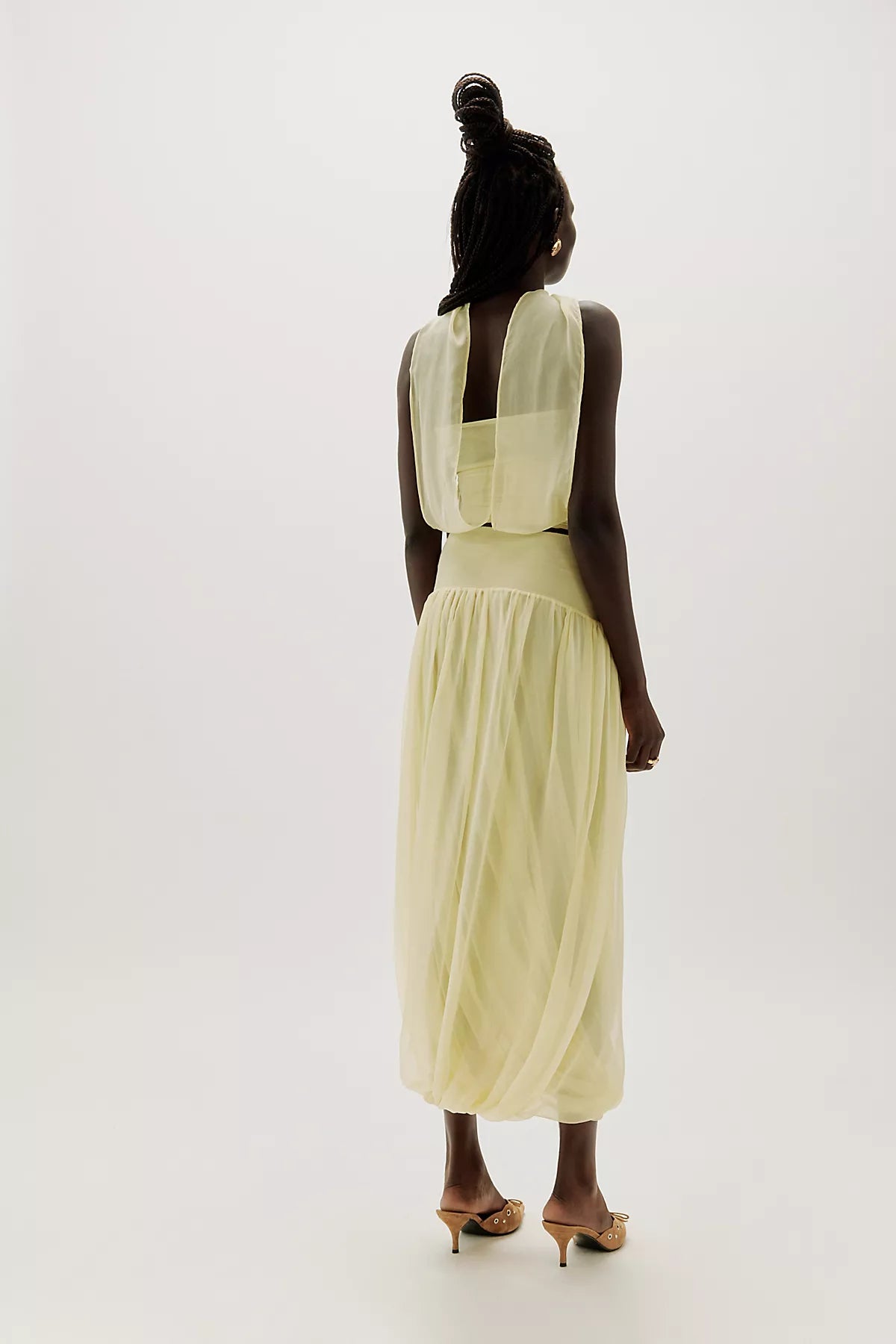 Belle Anna Shadow Midi Skirt Set