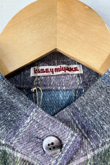 Vintage Issey Miyake Grey Plaid Shirt Selected by The Curatorial Dept.
