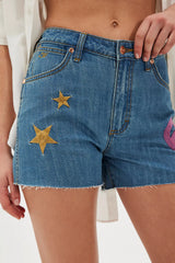 Wrangler X Lainey Wilson Embroidered Cowboy Shorts