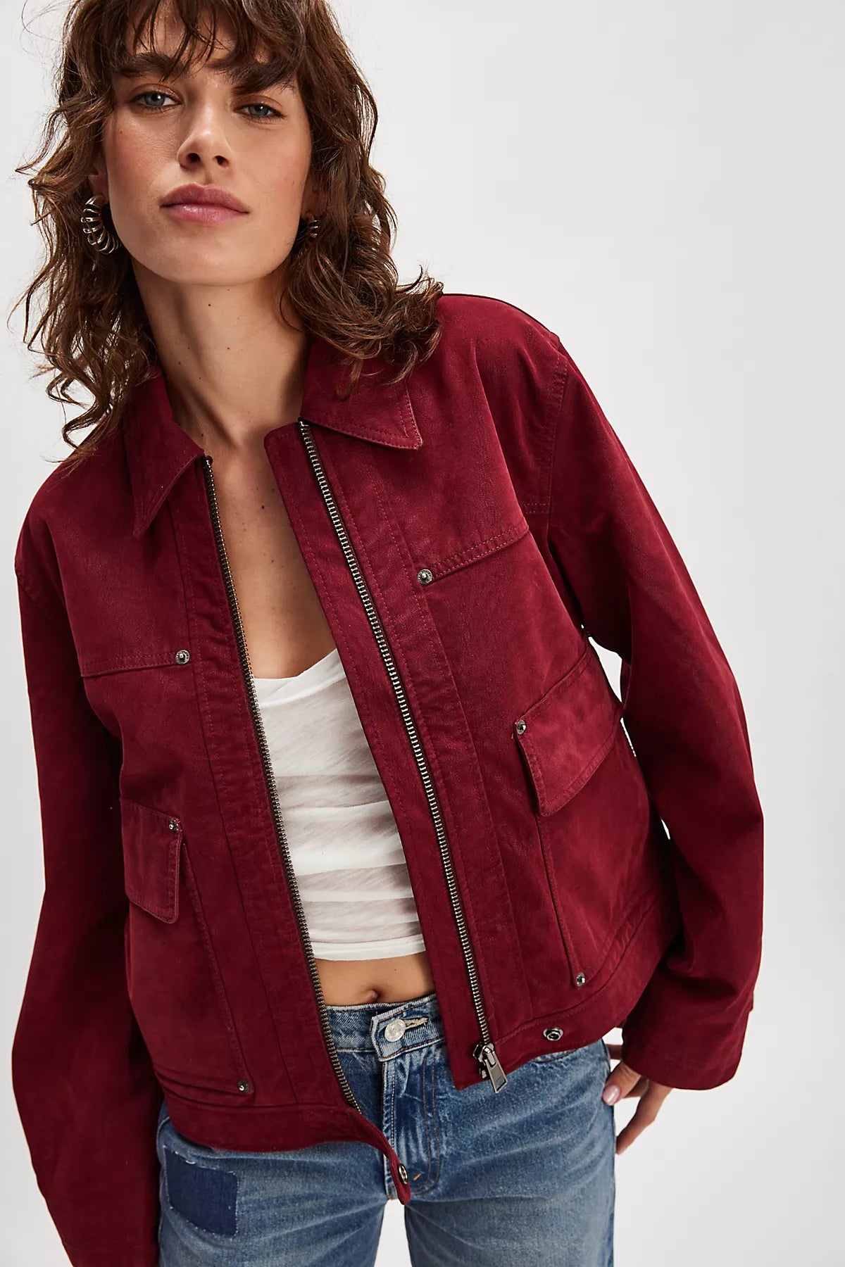 We The Free Blair Vegan Suede Jacket