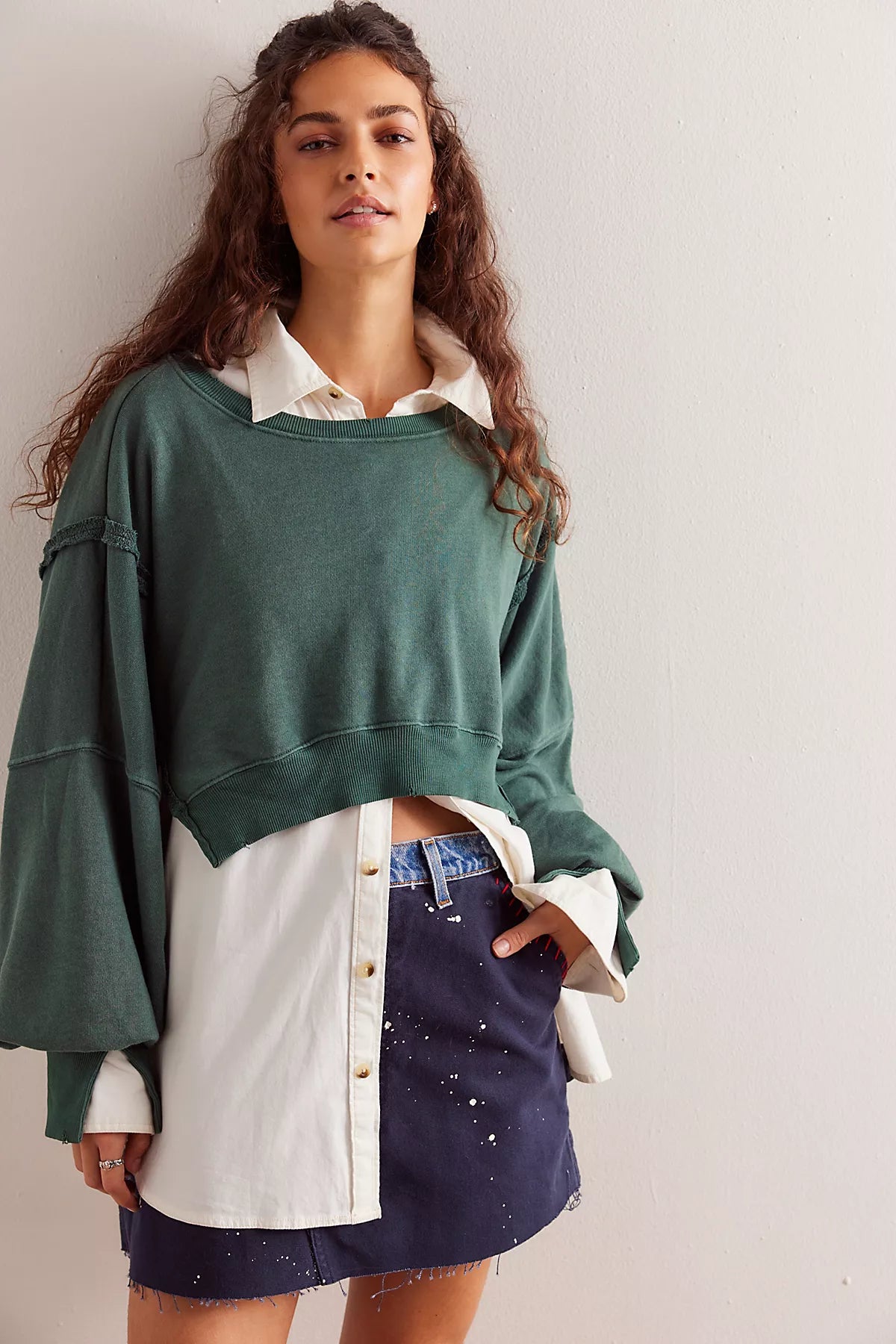 We The Free Camden Cropped Sweatshirt