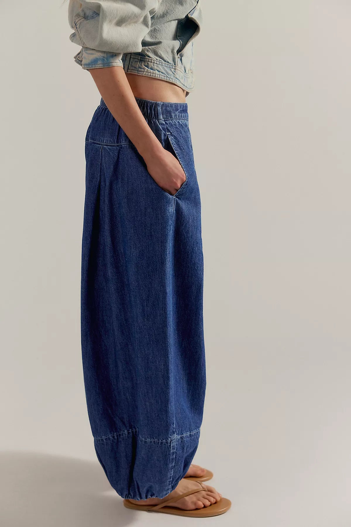 We The Free Moonflower Pull-On Balloon Jeans